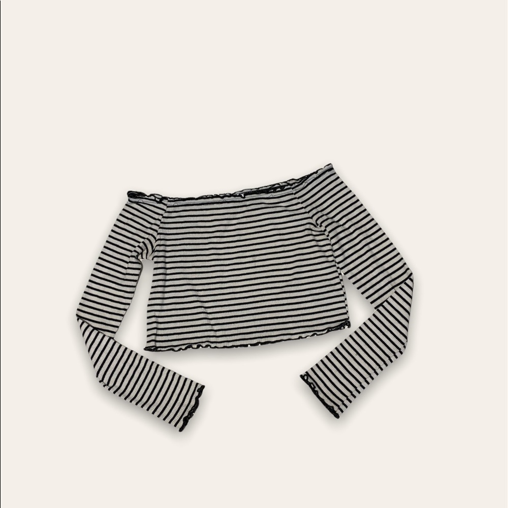 Off the shoulder crop top